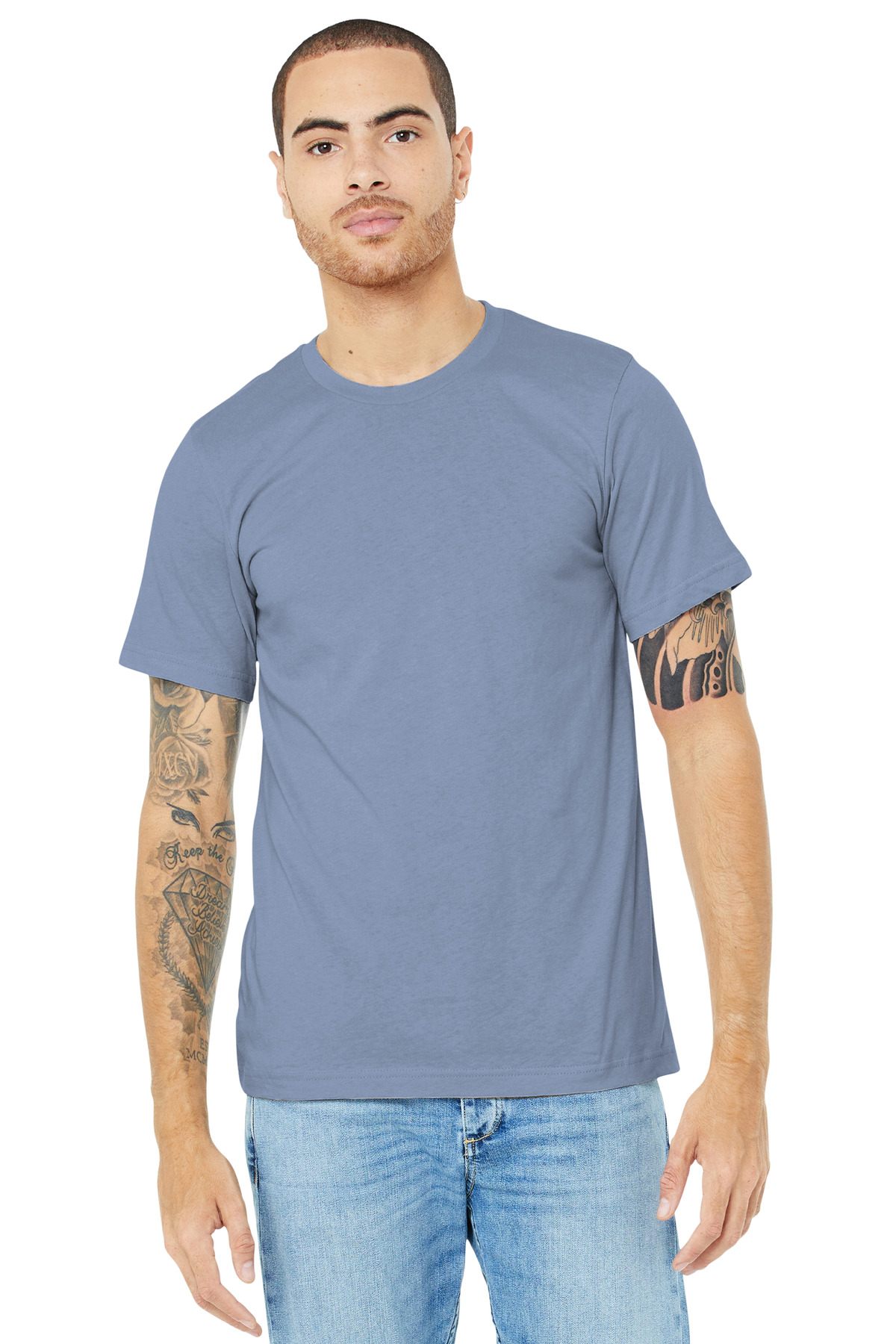 BELLA+CANVAS Unisex Heather CVC Short Sleeve Tee. BC3001CVC 320