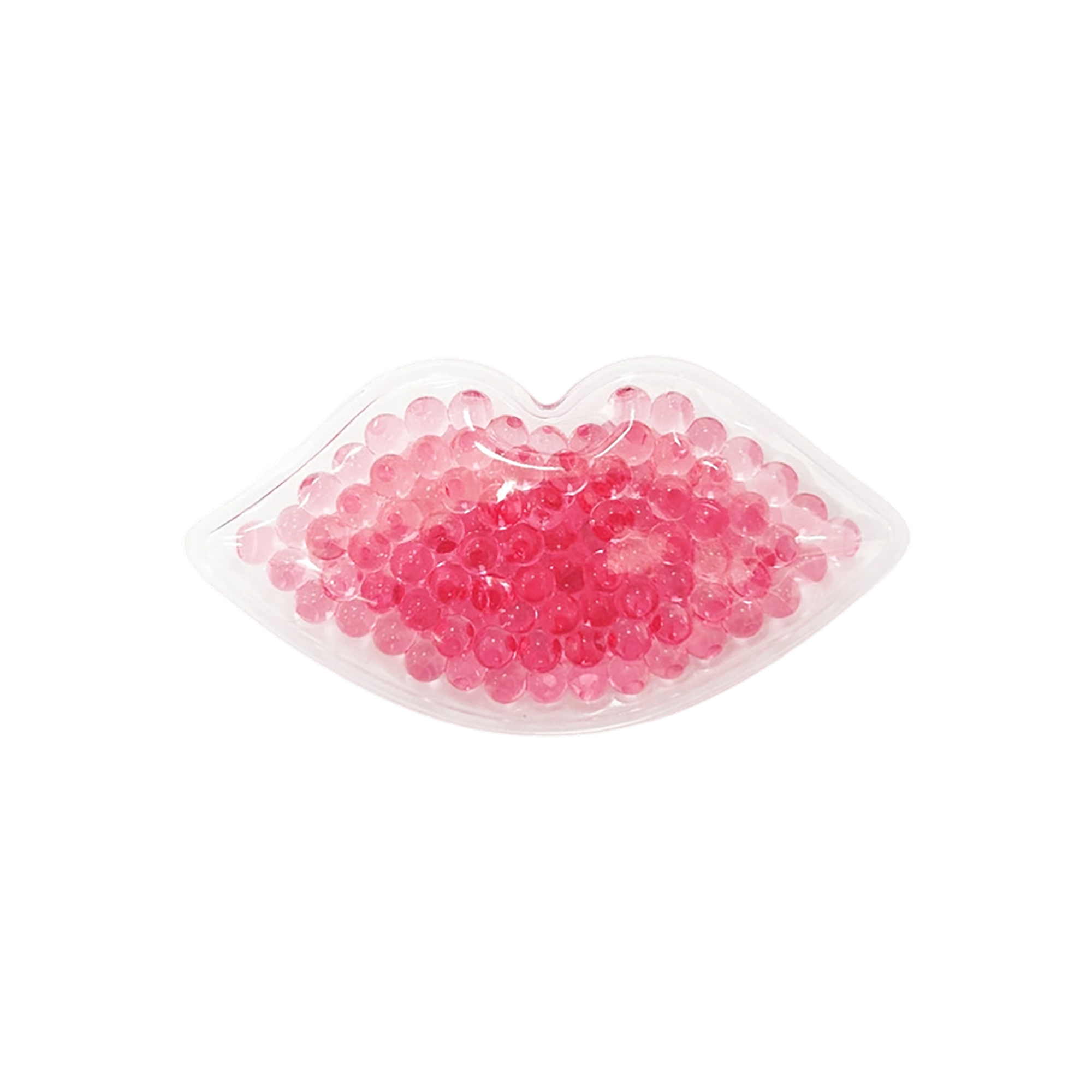 Reusable Gel Bead Hot Cold Pack Lips Shape Flexible Relief 10