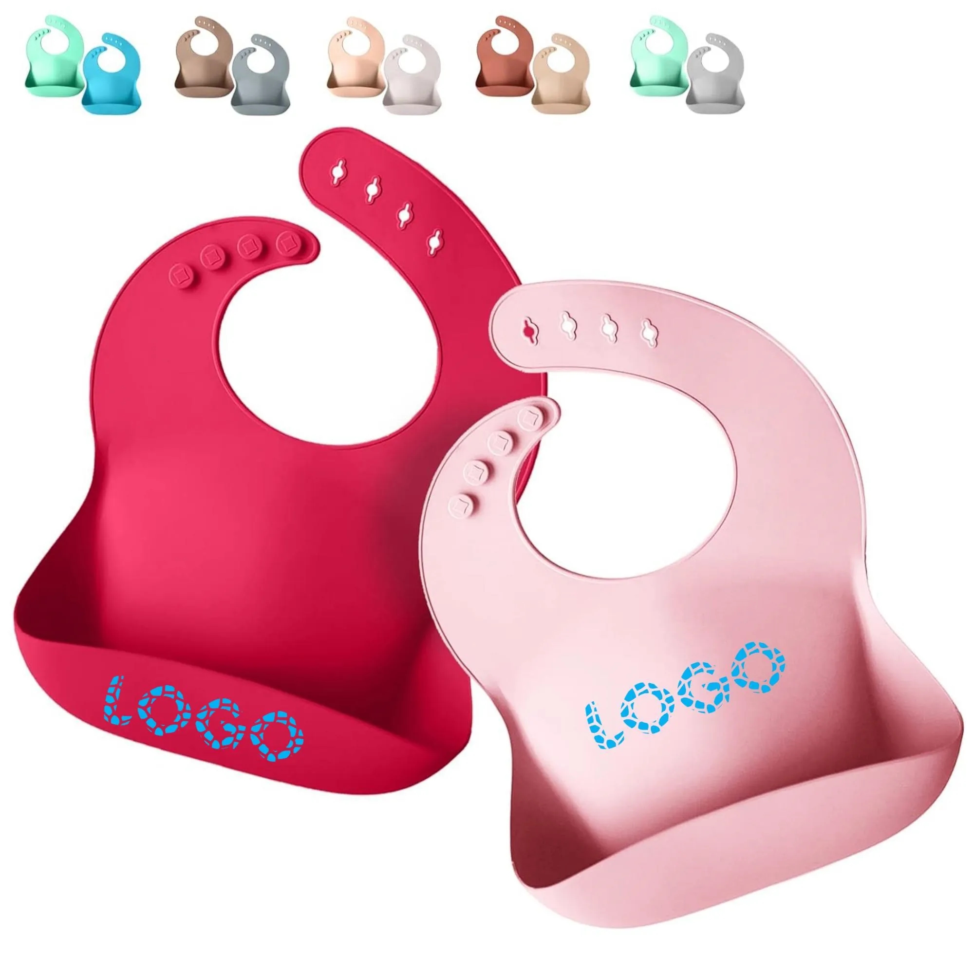Silicone Baby Waterproof Bib 1