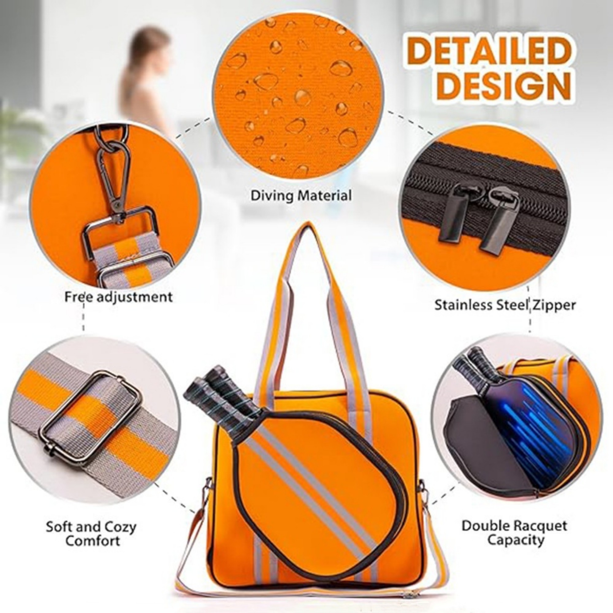 Crossbody Sling Pickleball Bag 5