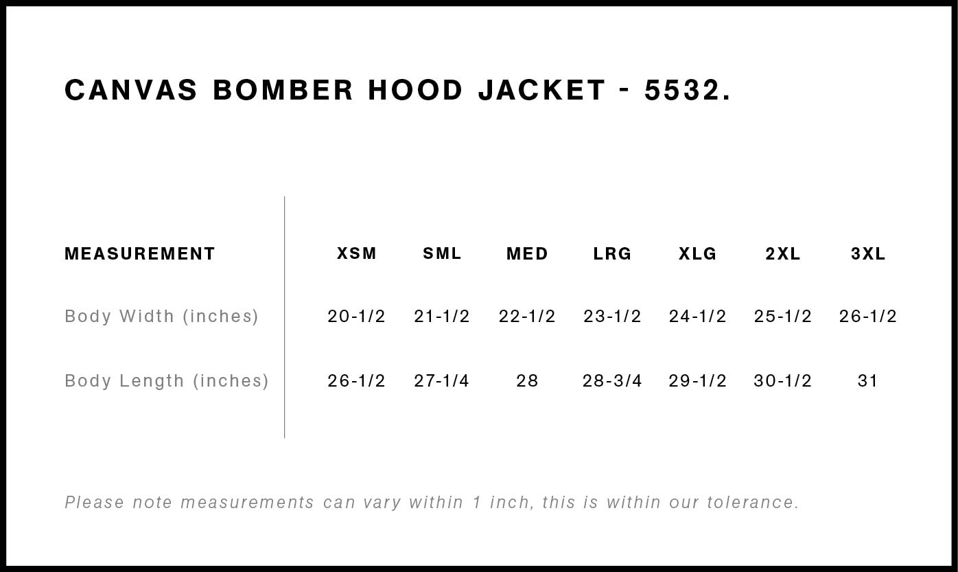 Canvas Bomber Hood Jacket | 5532 13