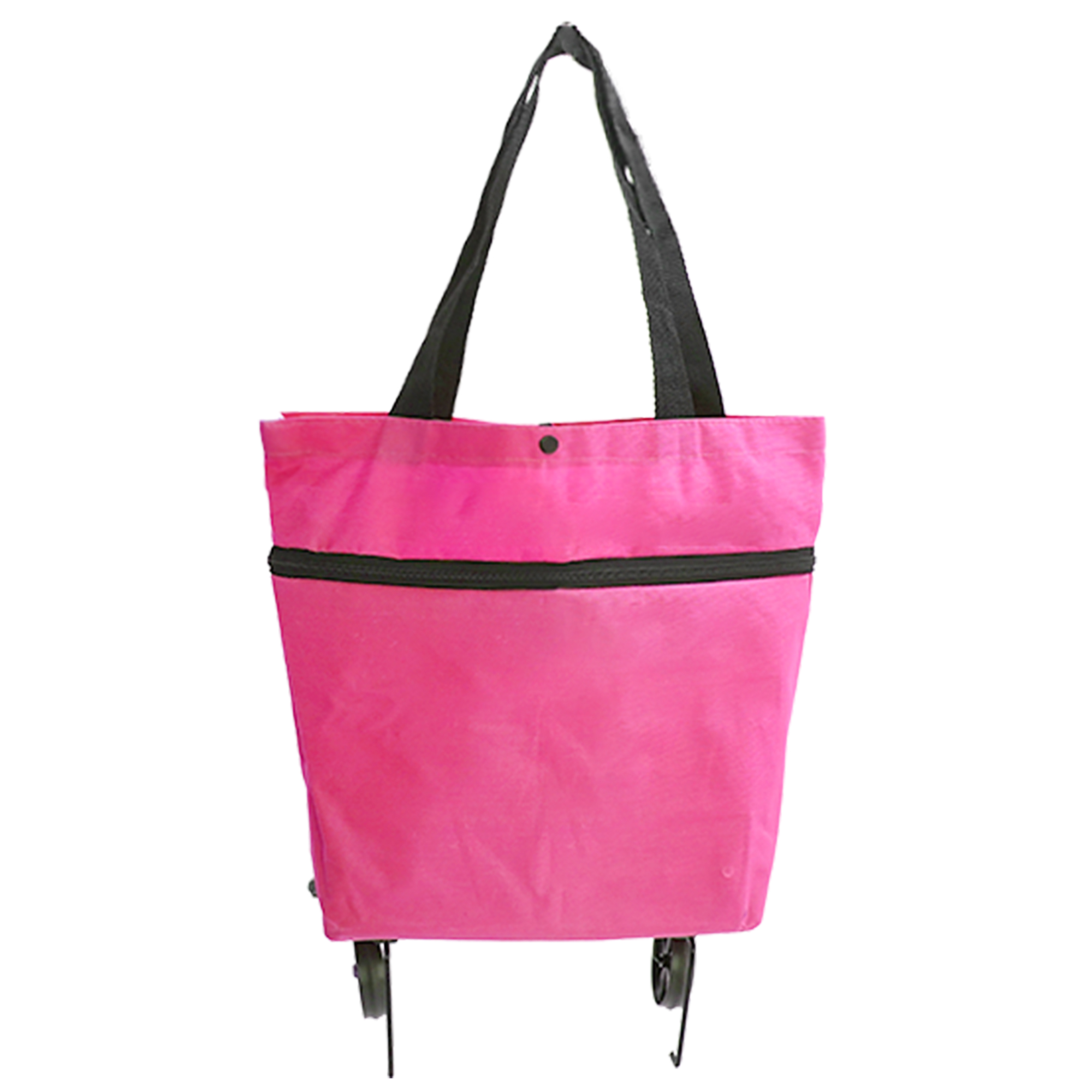 Foldable Oxford Fabric Shopping Trolley with Wheels 4