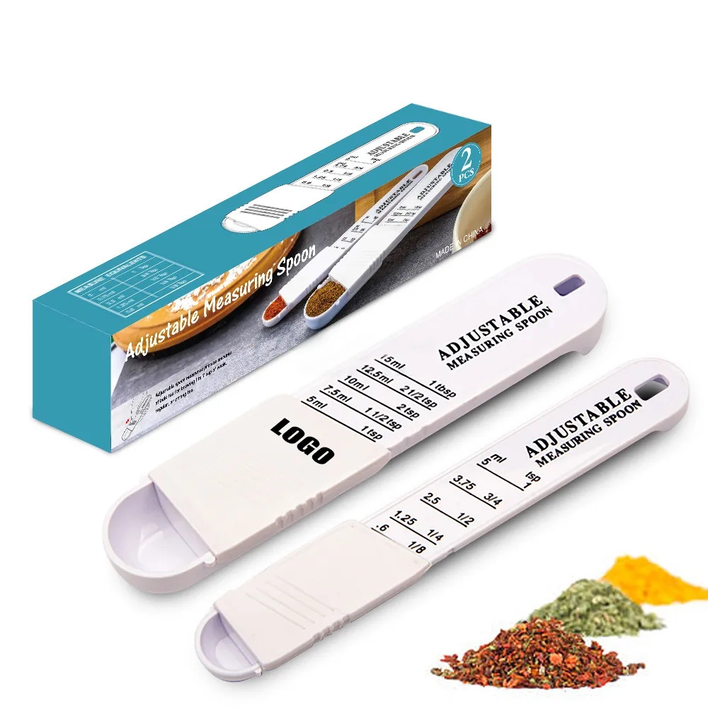 2 PCS Adjustable Measuring Spoon Set 2