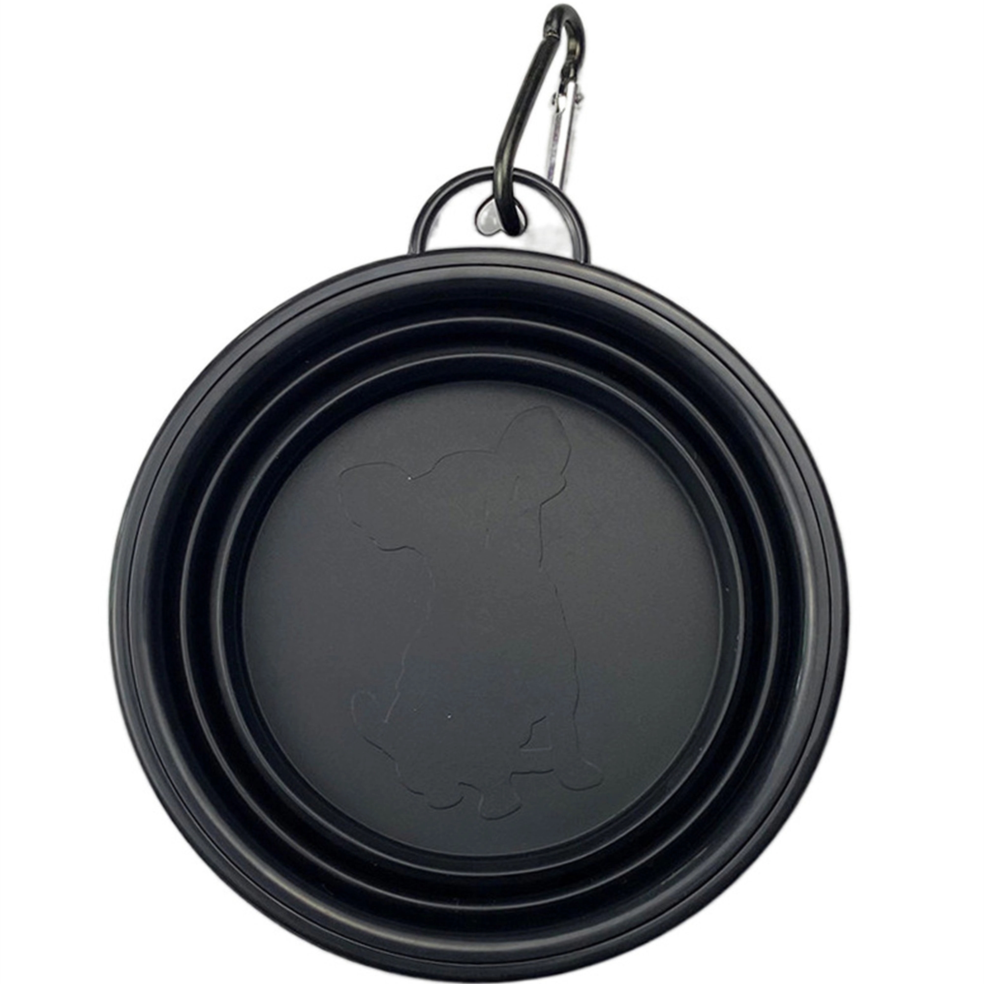 12oz Collapsible Dog Bowl with Carabiner 10