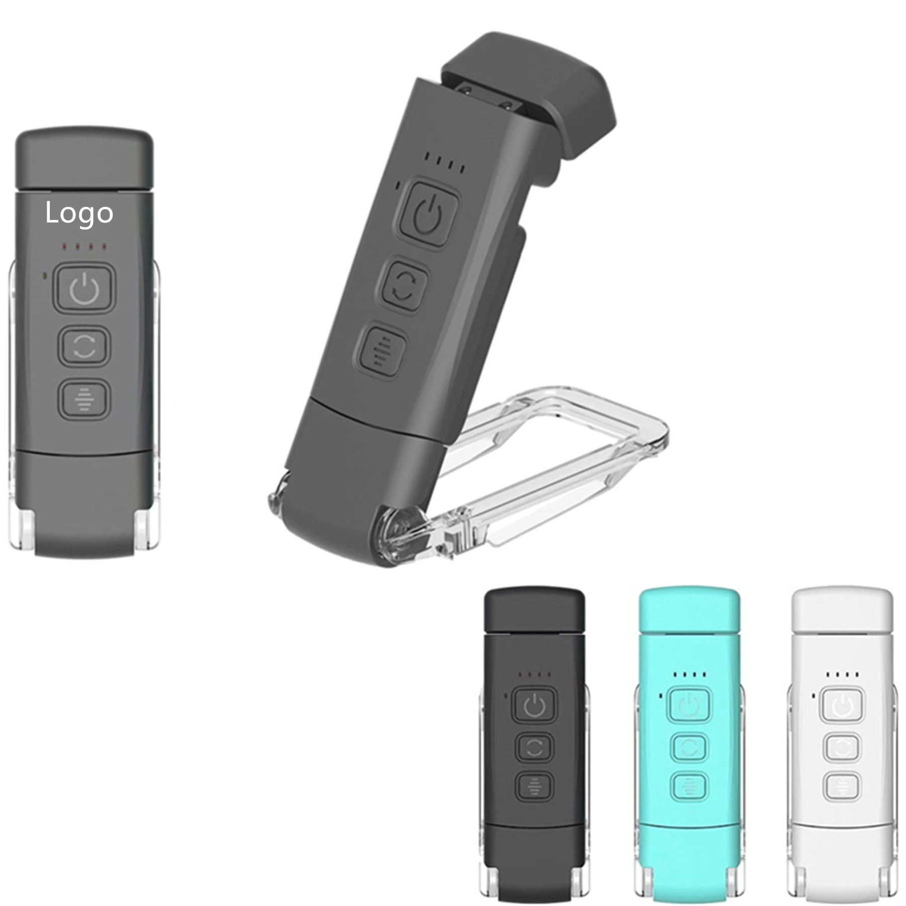 USB portable book holder reading light