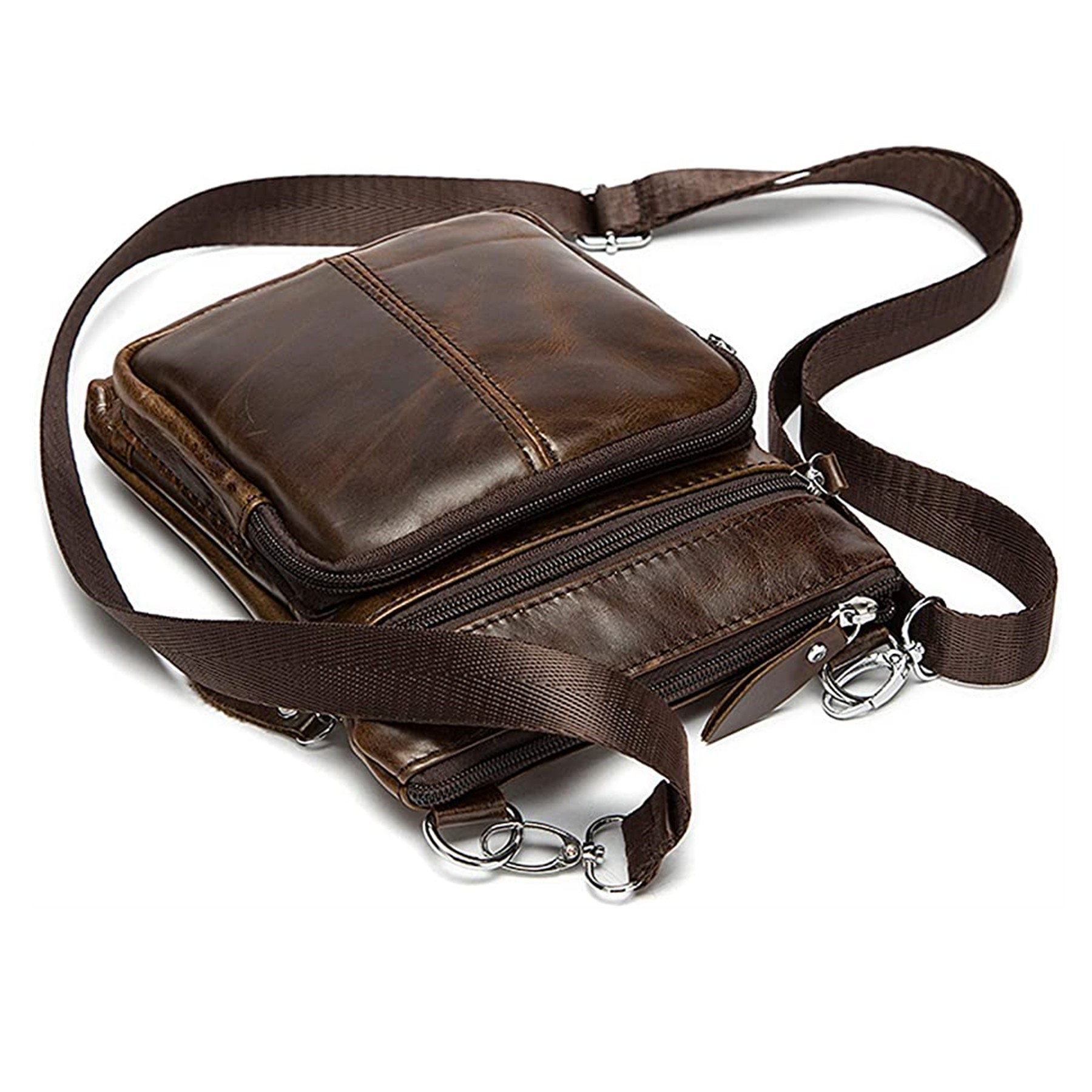 Genuine Leather Crossbody Bag 4