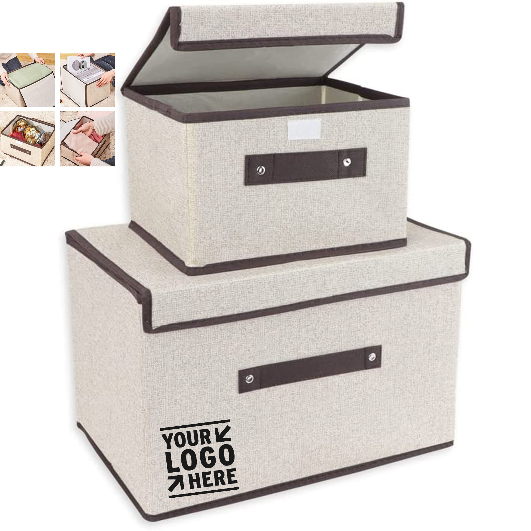 2 Pack Foldable Storage Boxes  2
