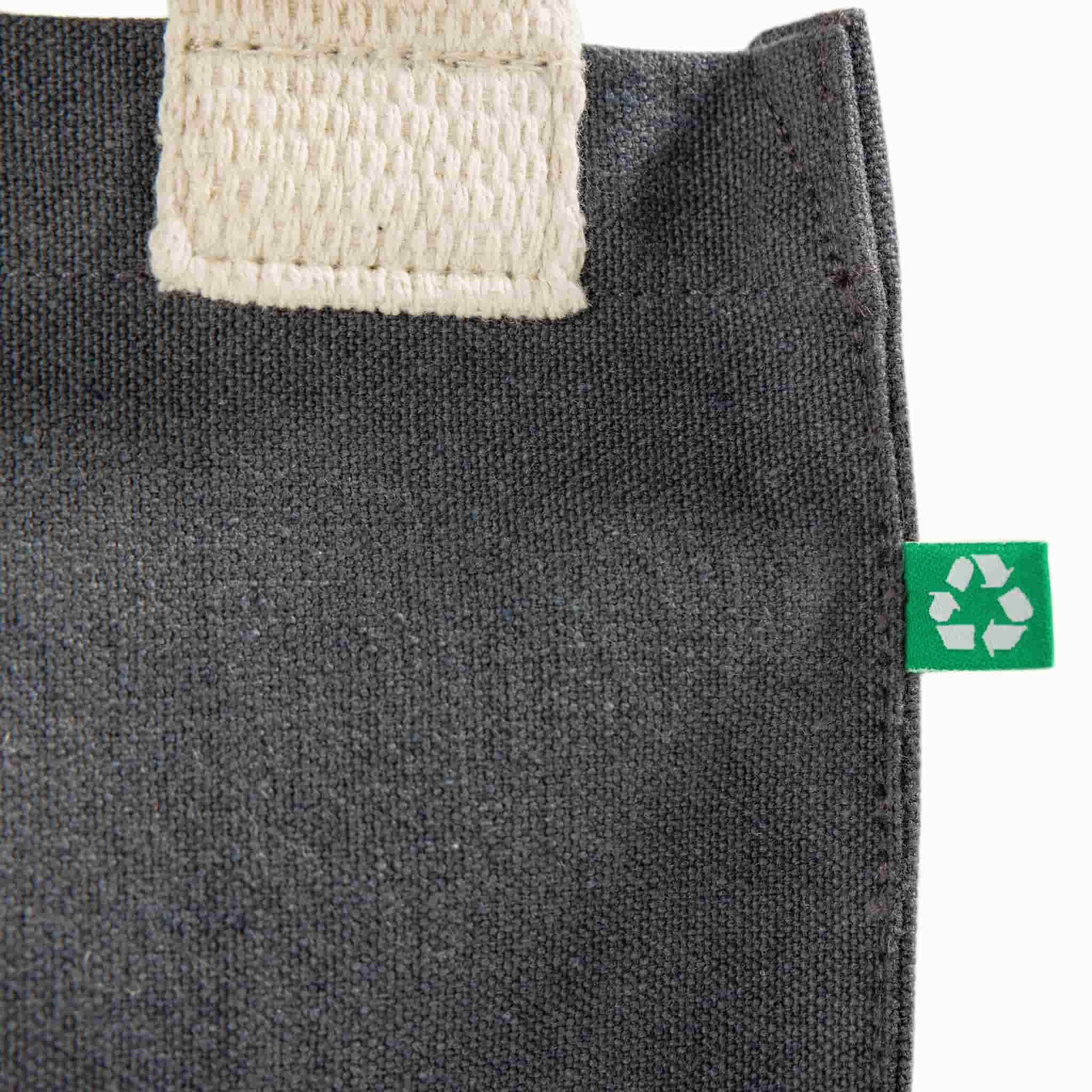 Recycled Canvas Trendy Book Tote Bag 19