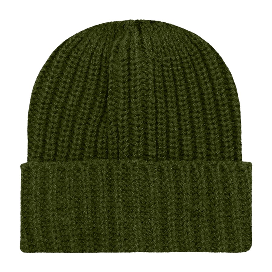 Chunky Ribbed Cuffed Beanie with Custom Logo - 100% Acrylic 56
