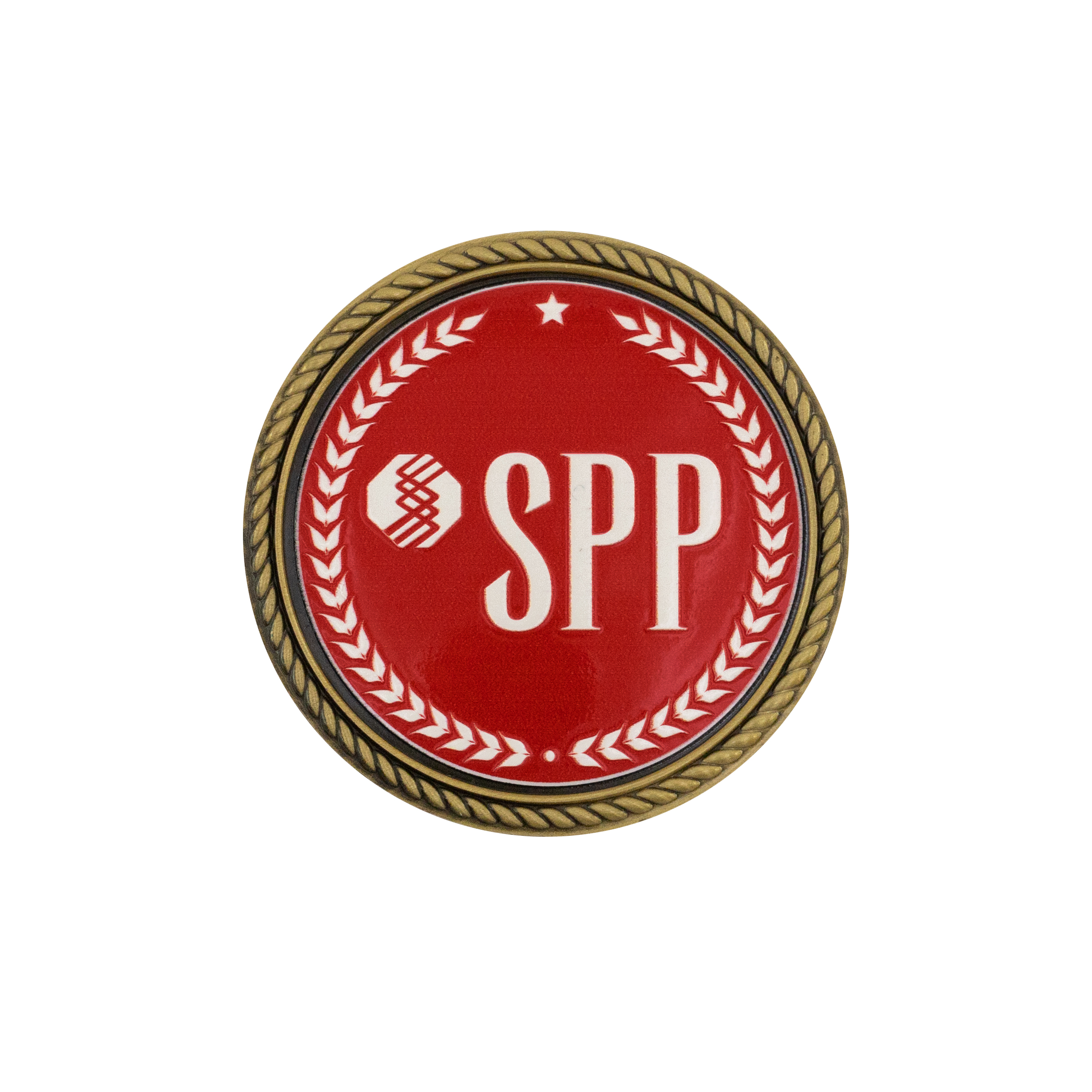 1.75" Speed Challenge Coin Rope Border w/ 3D Texture Print 6