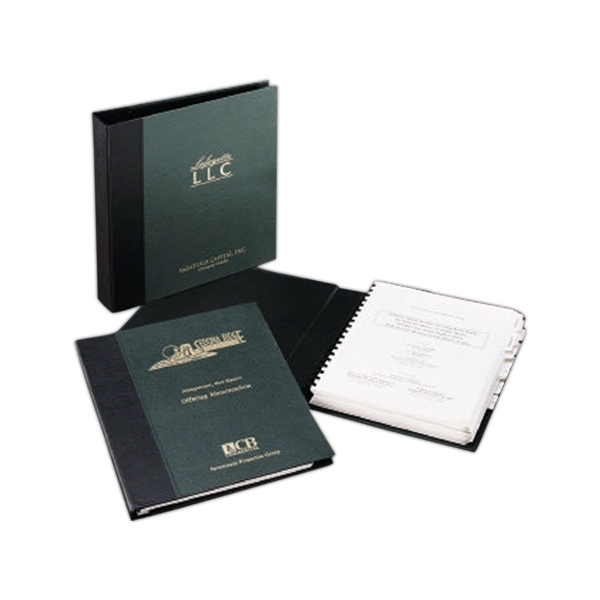 Executive Wrap Folder - Die Cut Version 11" x 8 1/2" + Tab 2