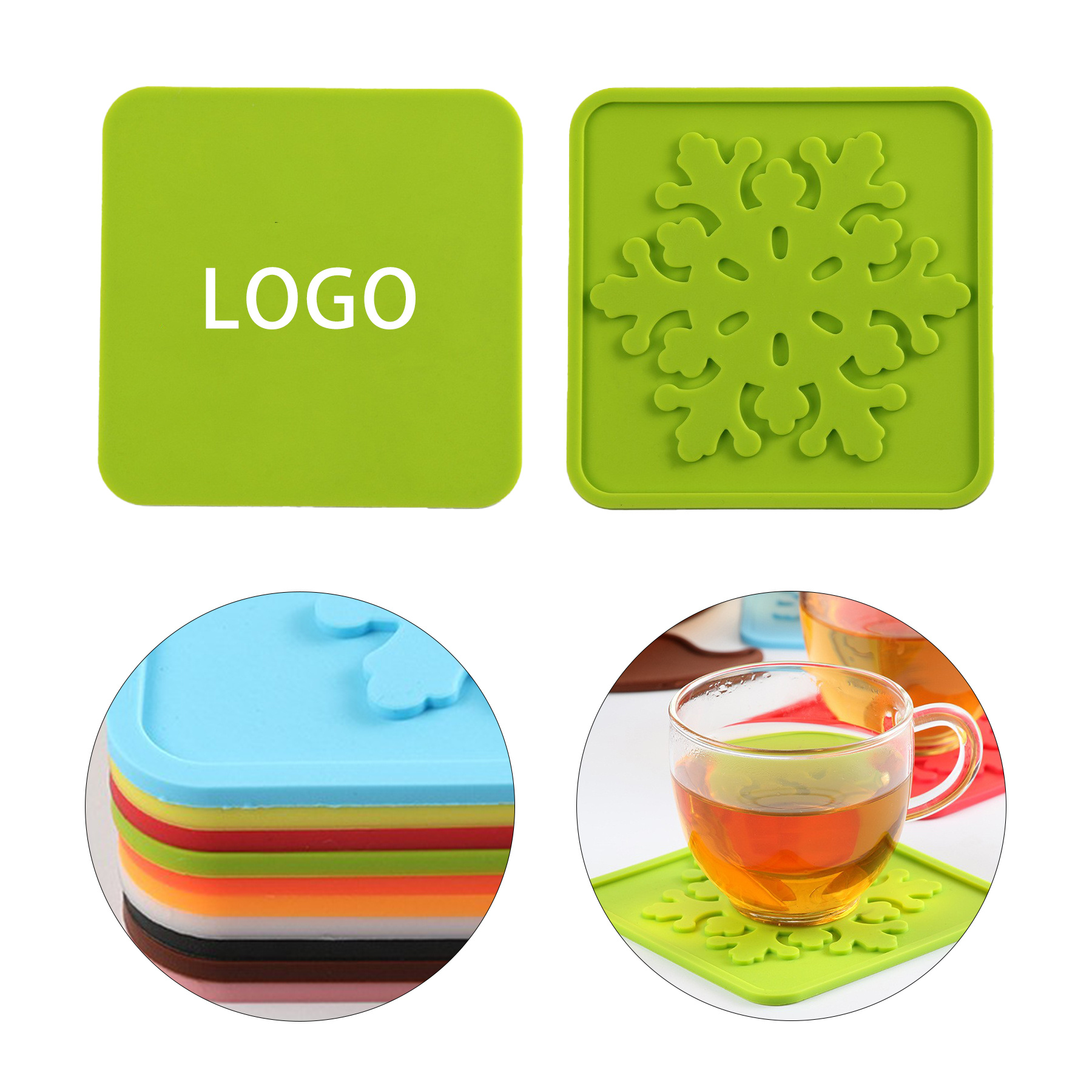 Silicone drink coasters 1