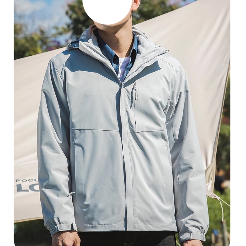 Waterproof Detachable 2-layer Hiking Jacket & Outdoor Coat 2