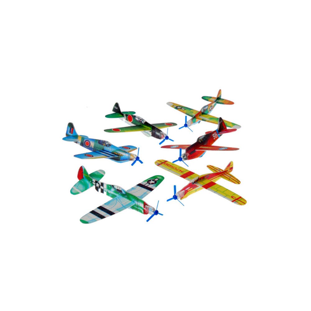 Glider Airplanes - Assorted 6.75" 2