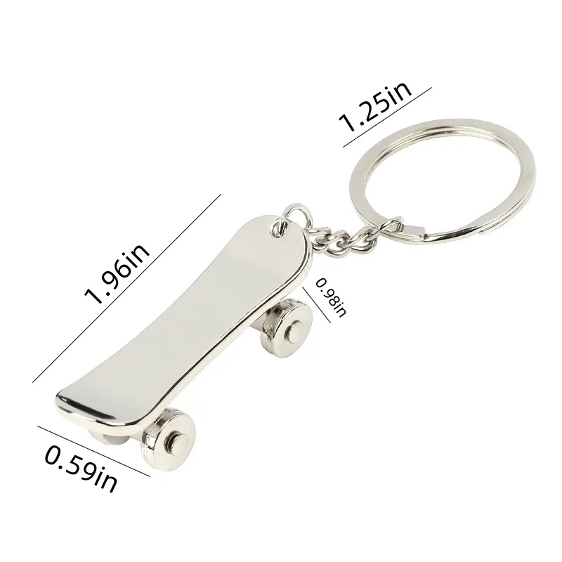 Custom skateboard keychain 1