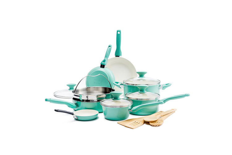 GreenPan Rio Ceramic Non-Stick 16-Piece Cookware Set 1