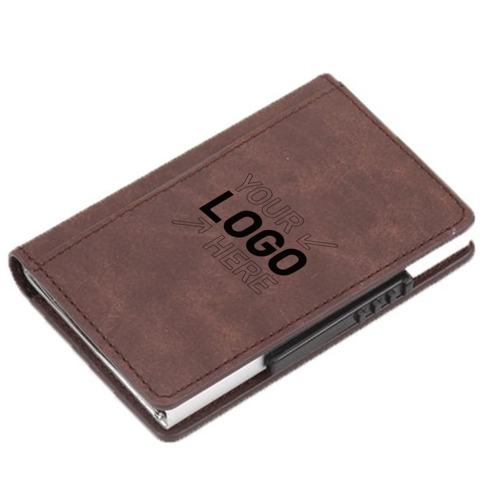Skinny Minimal Thin Front Pocket RFID Wallet Card Holder 6