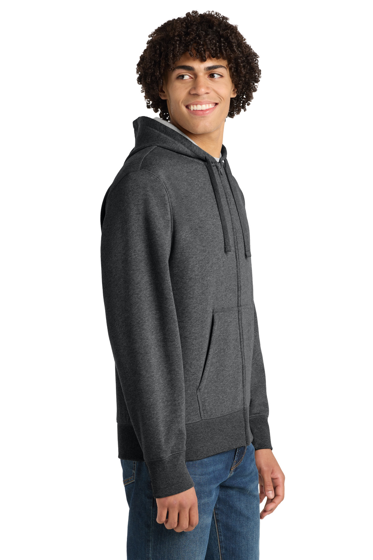 Sport-Tek Full-Zip Hooded Sweatshirt. ST258, custom hoodie or sweatshirt with logo imprint 25