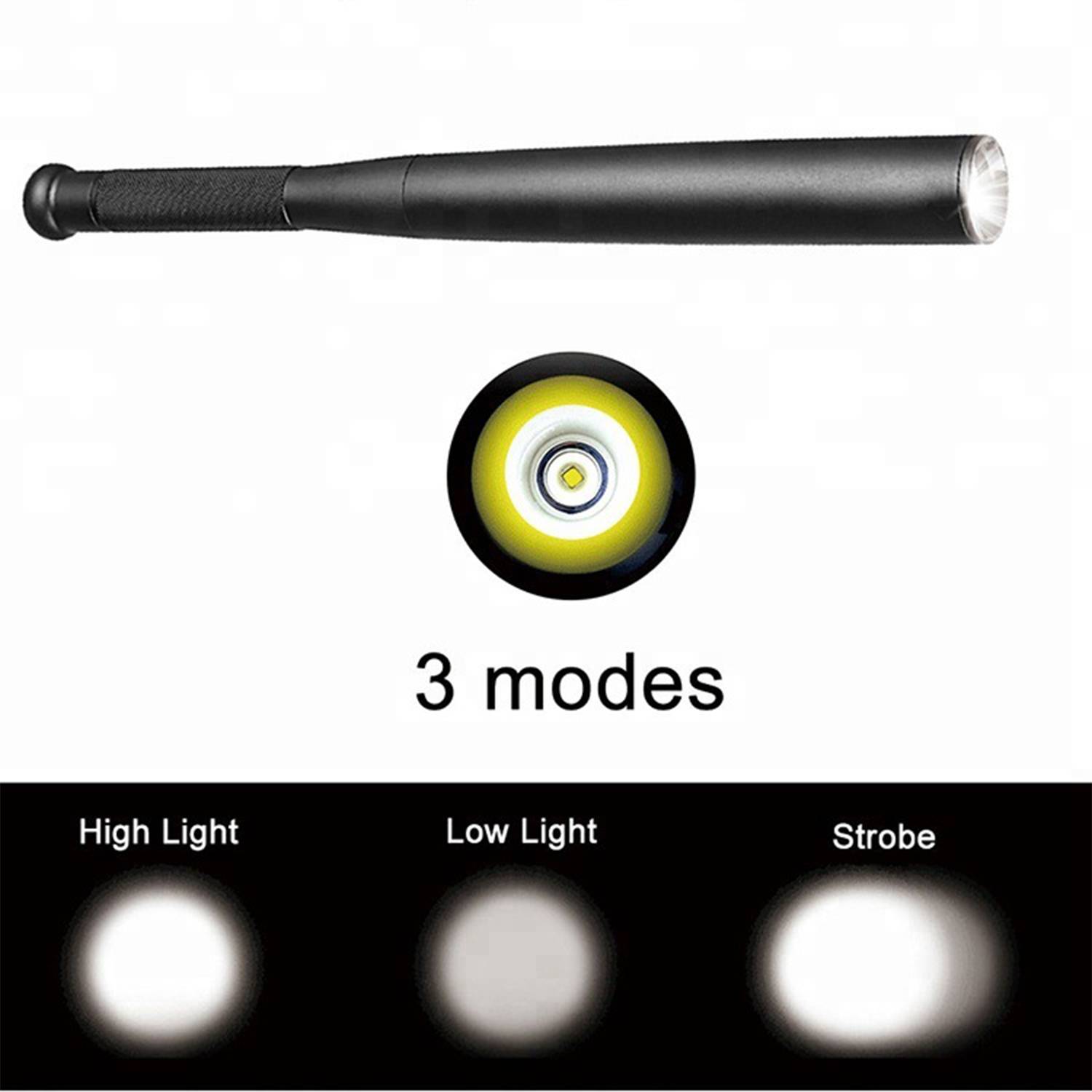 Multi Functional Self-Defense Baseball Bat Flashlight 4