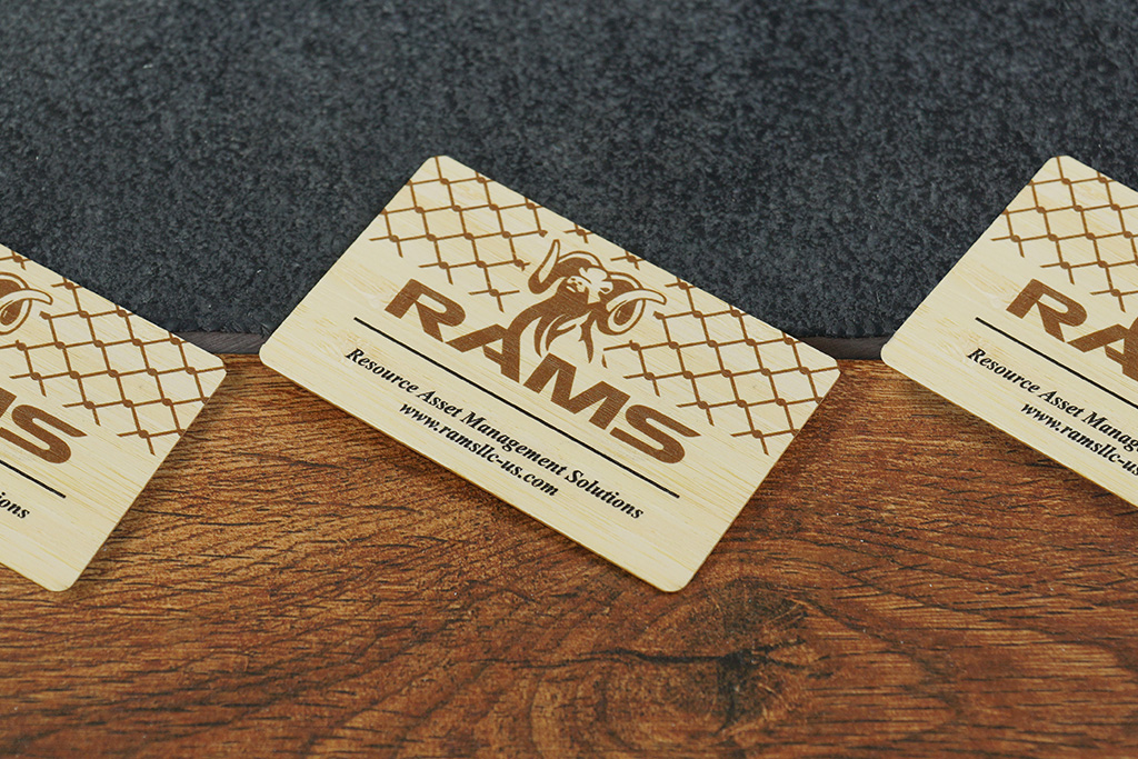 24 Hour Wood Business Cards 48