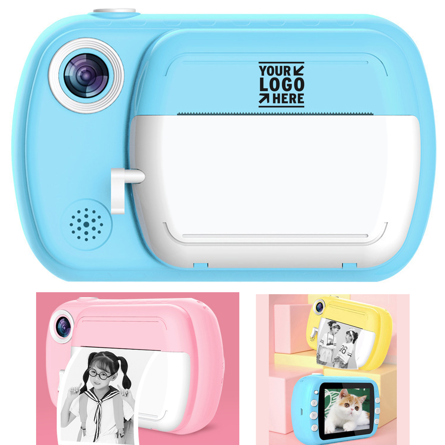 3.5- inch Screen Instant Print Camera for Kids