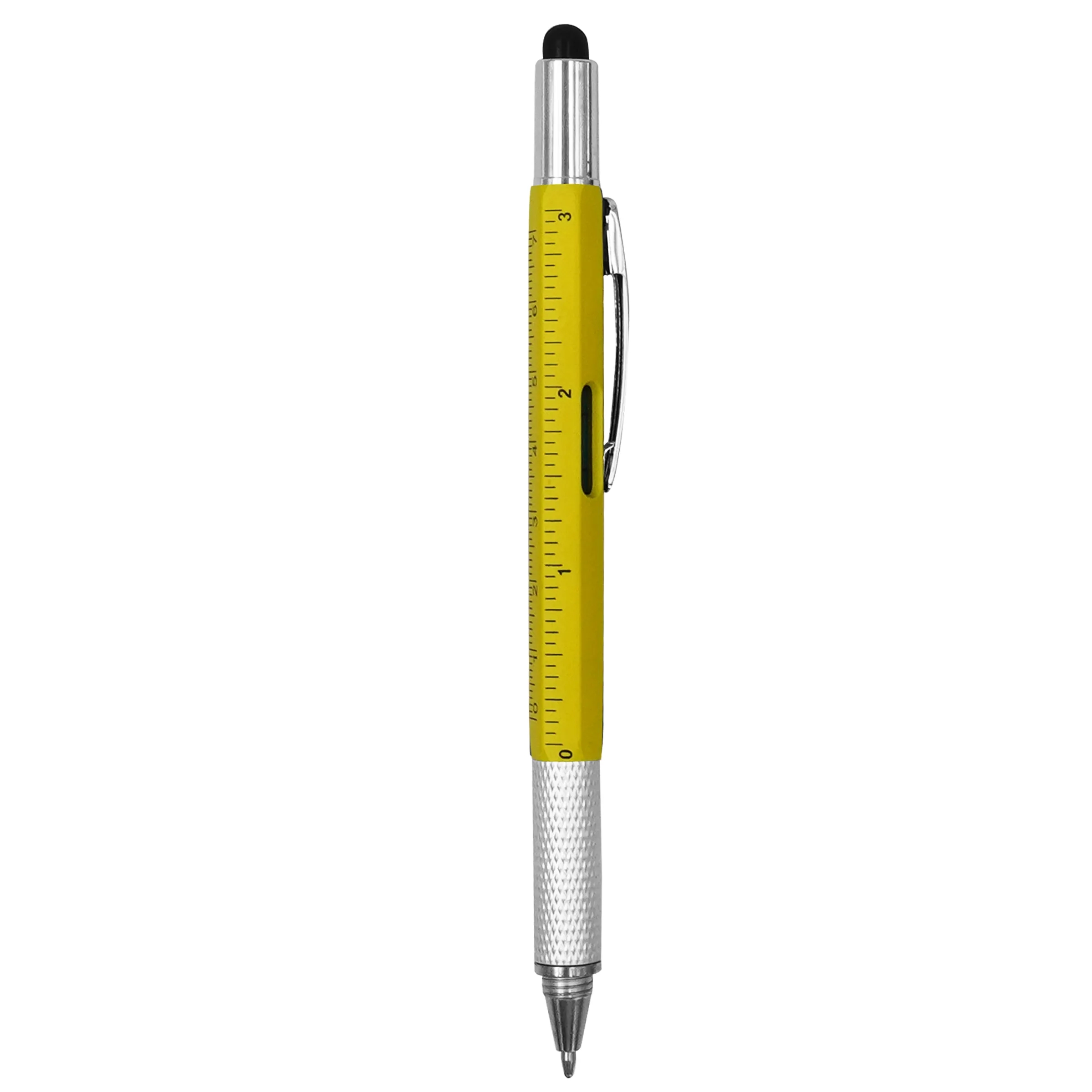 Metal Multi-word 6 in 1 Multi Function Tool Ballpoint Pen 9