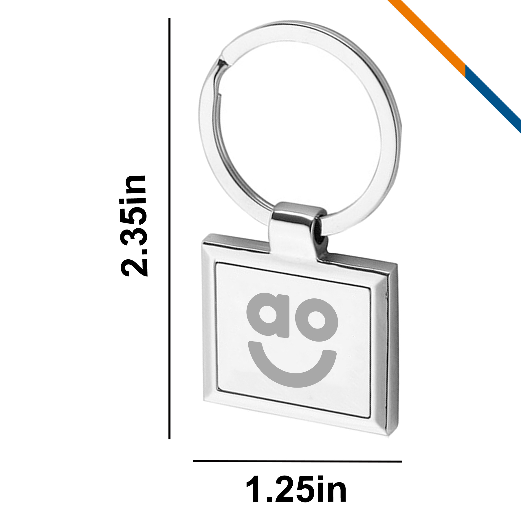 Solin Square Keychain 5