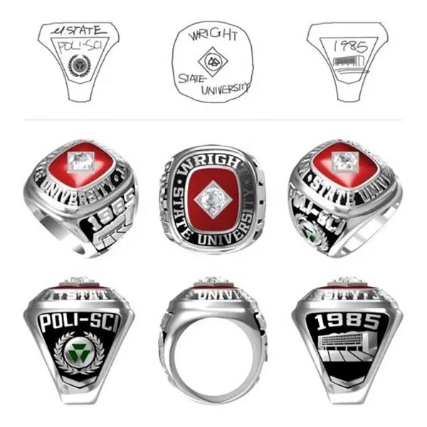 Personalized Custom Championship Ring 2