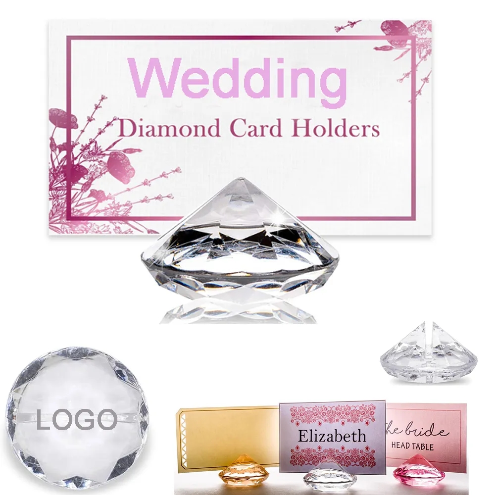 Luxury Diamond Place Card Holder 4
