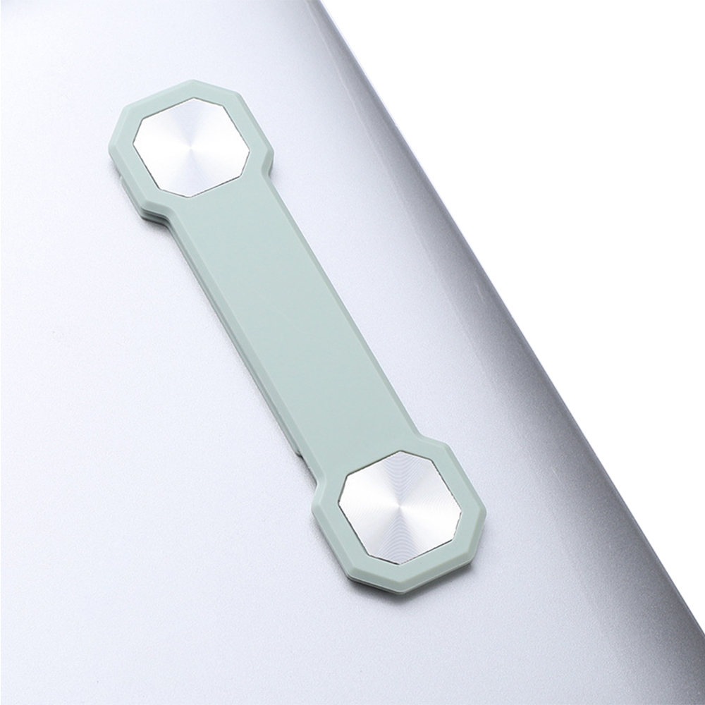Dumbbell-shaped portable plastic magnetic adhesive computer phone stand 8