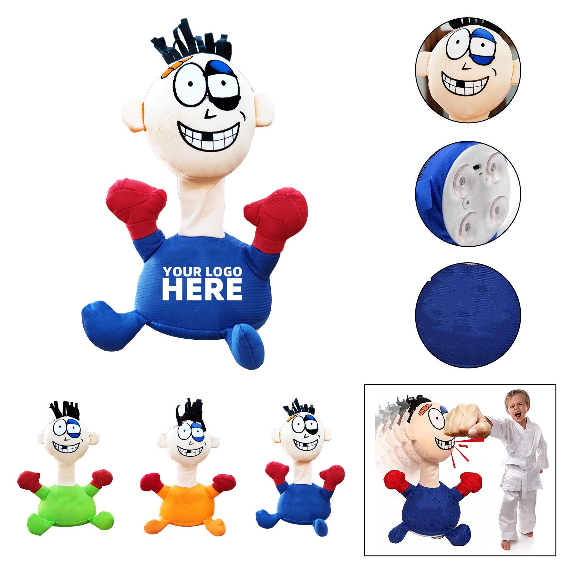 Anti Stress Punch Me Plush Doll 2