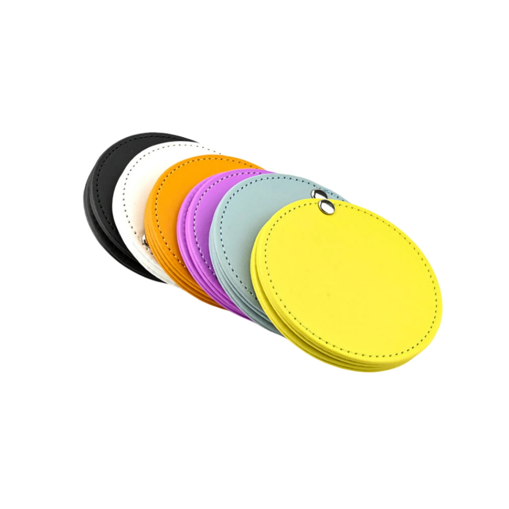 Custom Mini Pocket Mirror with PU 4