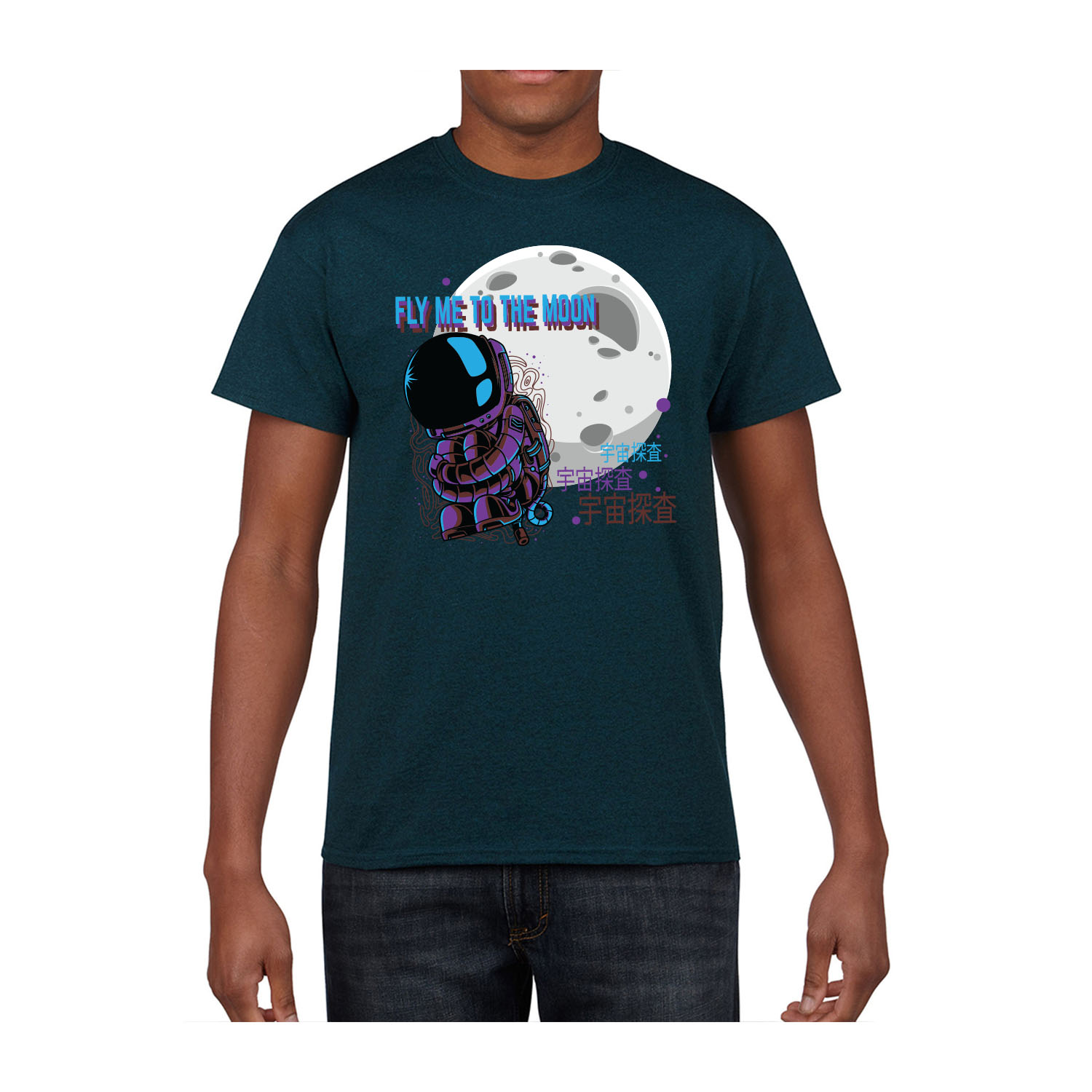 Gildan™ 5.3 oz Cotton Pre-Shrunk T-Shirt (Full Color Imprint) 58