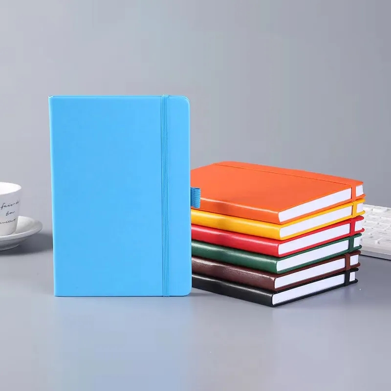 Custom A5 Recyclable Tie Notebook- With Pocket and Eraser 2