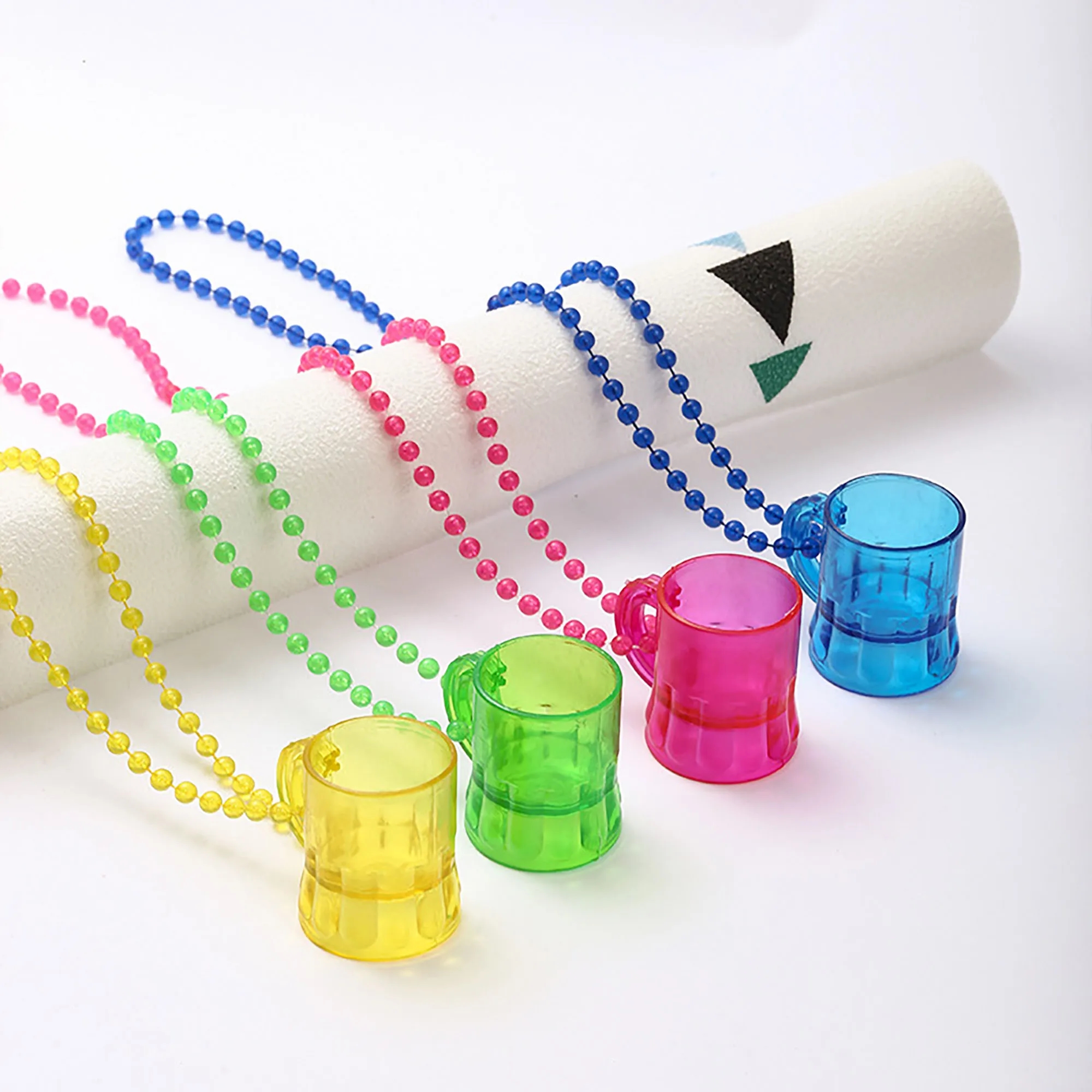 Beer Mug Plastic Necklace 4
