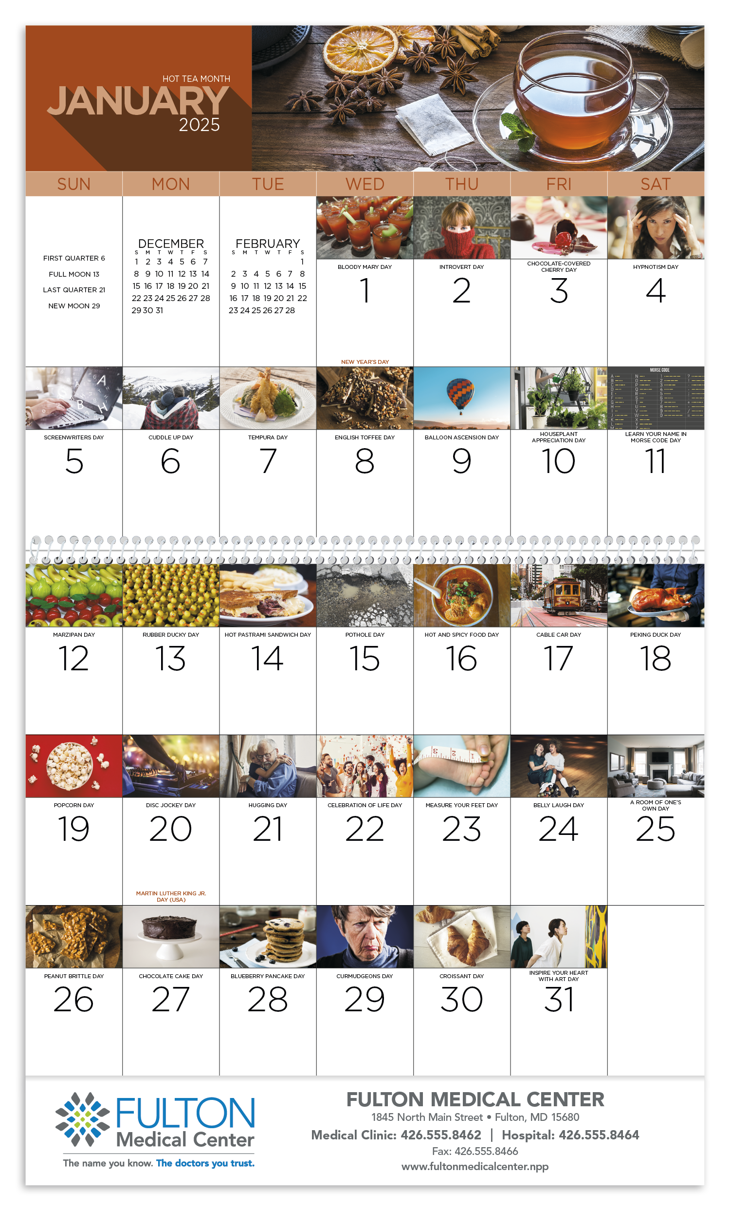 Good Value™ National Day - Spiral Calendar 36