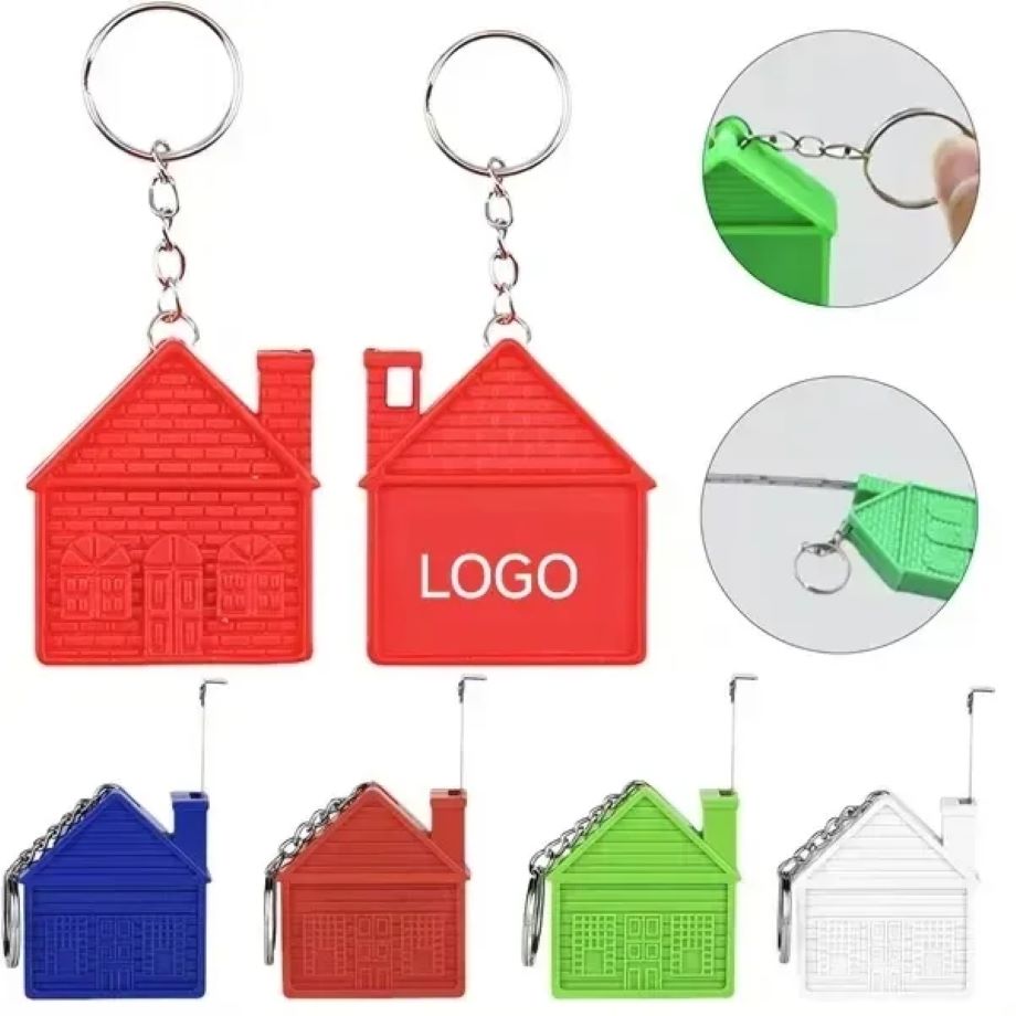 Plastic Shaped Retractable Dual Measuring Tape Ruler 2