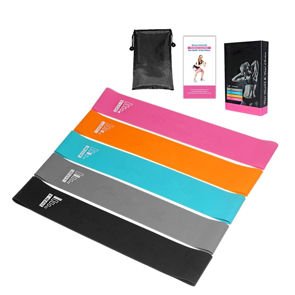 Five Piece Exercise Resistance Bands 2
