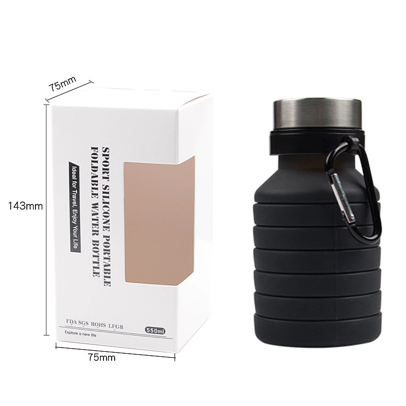 Collapsible Water Bottle,Reuseable BPA Free Silicone Jug 15