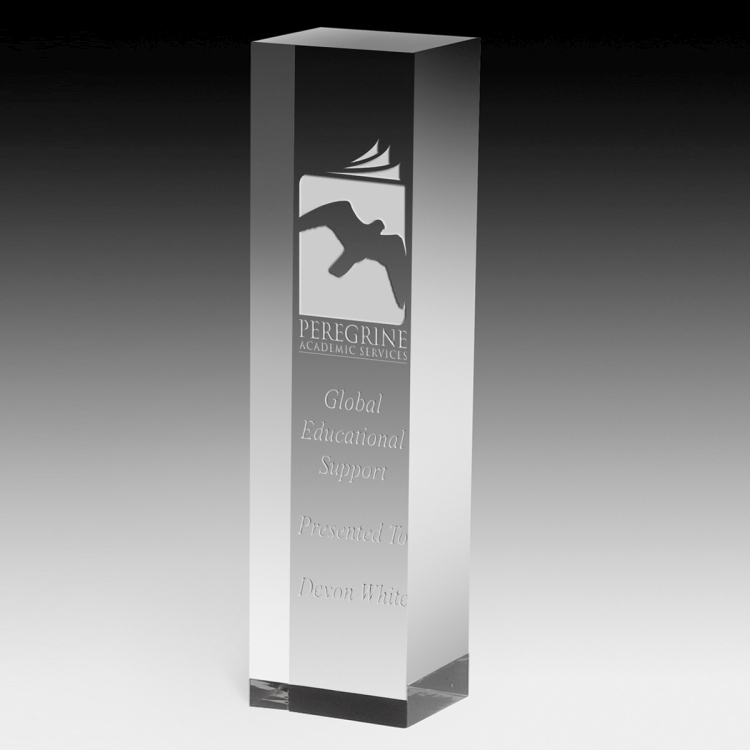 Monument Obelisk Award - 9 1/2" 4-Color Process 4