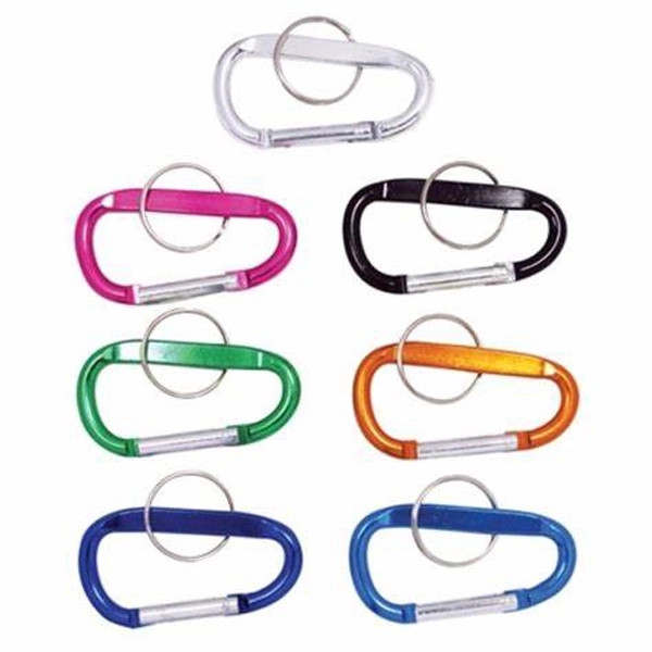 Carabiner W/ Key Ring (2 3/4") 3
