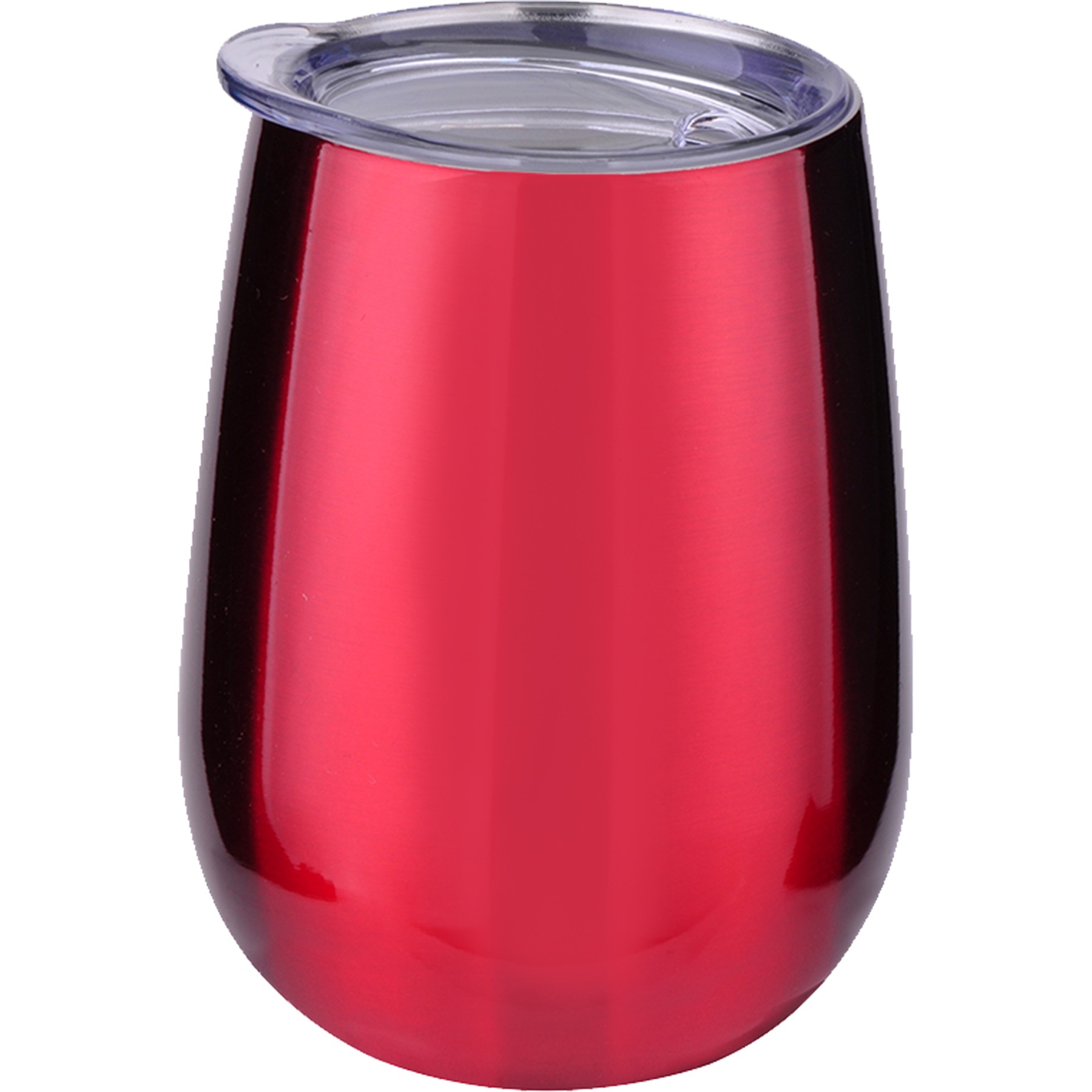 10 oz. Stainless Steel Wine Glass with Lid 1
