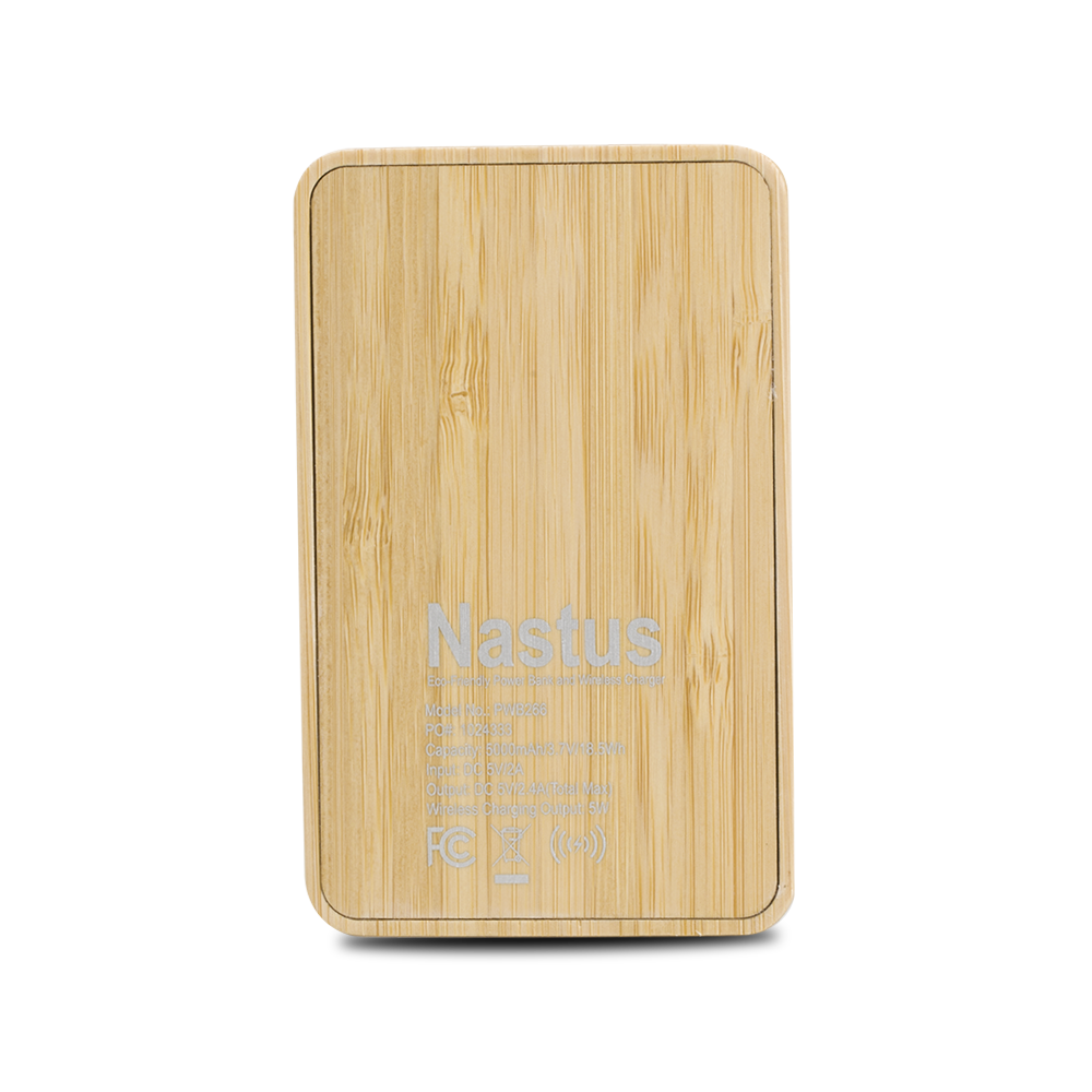 Eden Green Bamboo Wireless Power Bank 5000 11