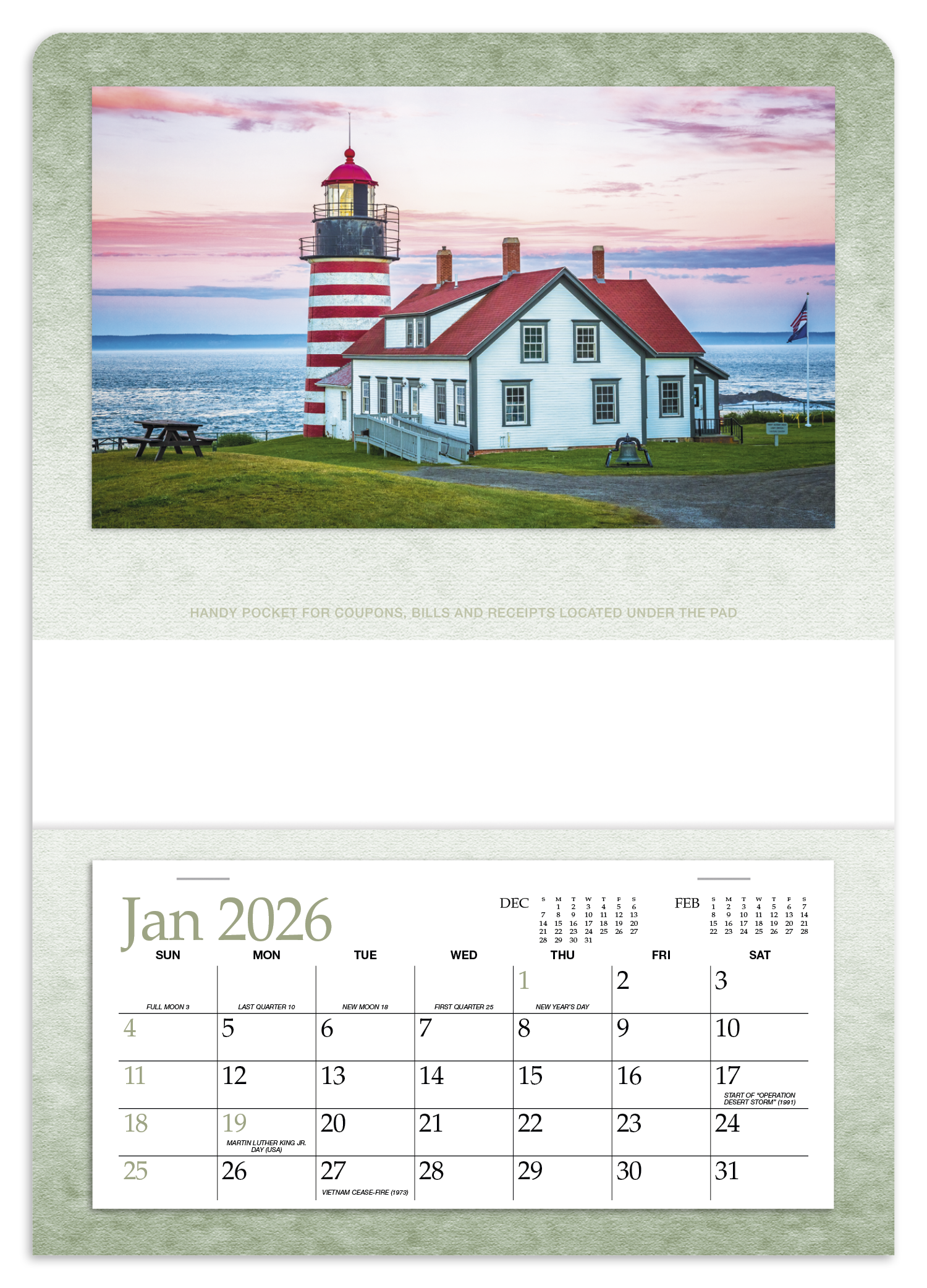 Triumph® Calendars Single Pocket Calendar 4