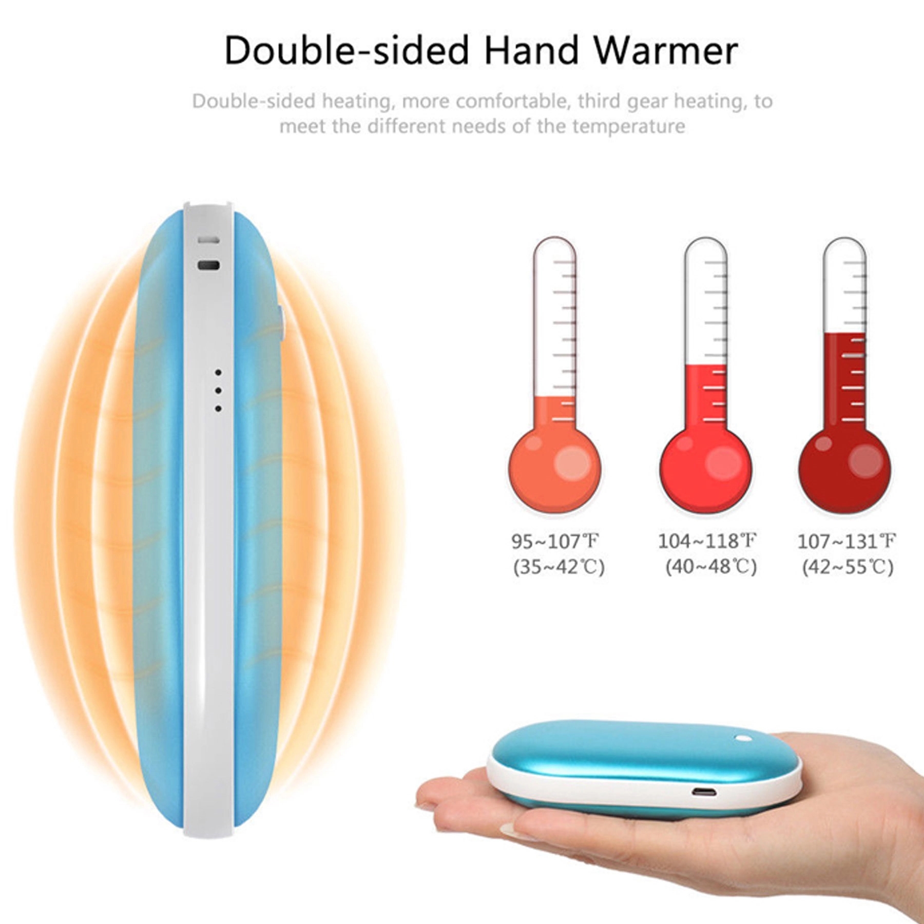 Rechargeable Hand Warmer & Power Bank 3