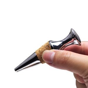 Elegant Dome Top Wine Oak Cork Bottle Stopper 12