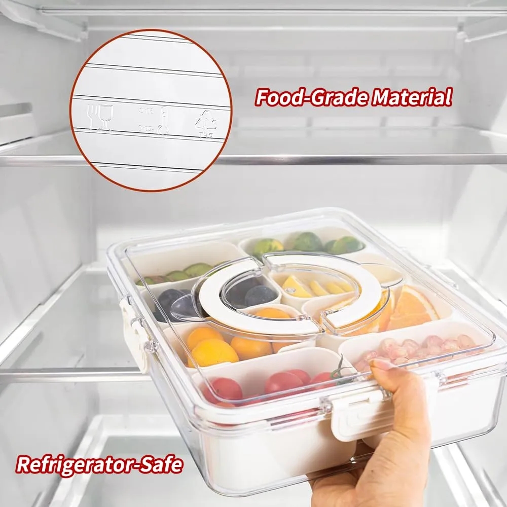 Portable Snackle Box Container Veggie Serving Tray 5