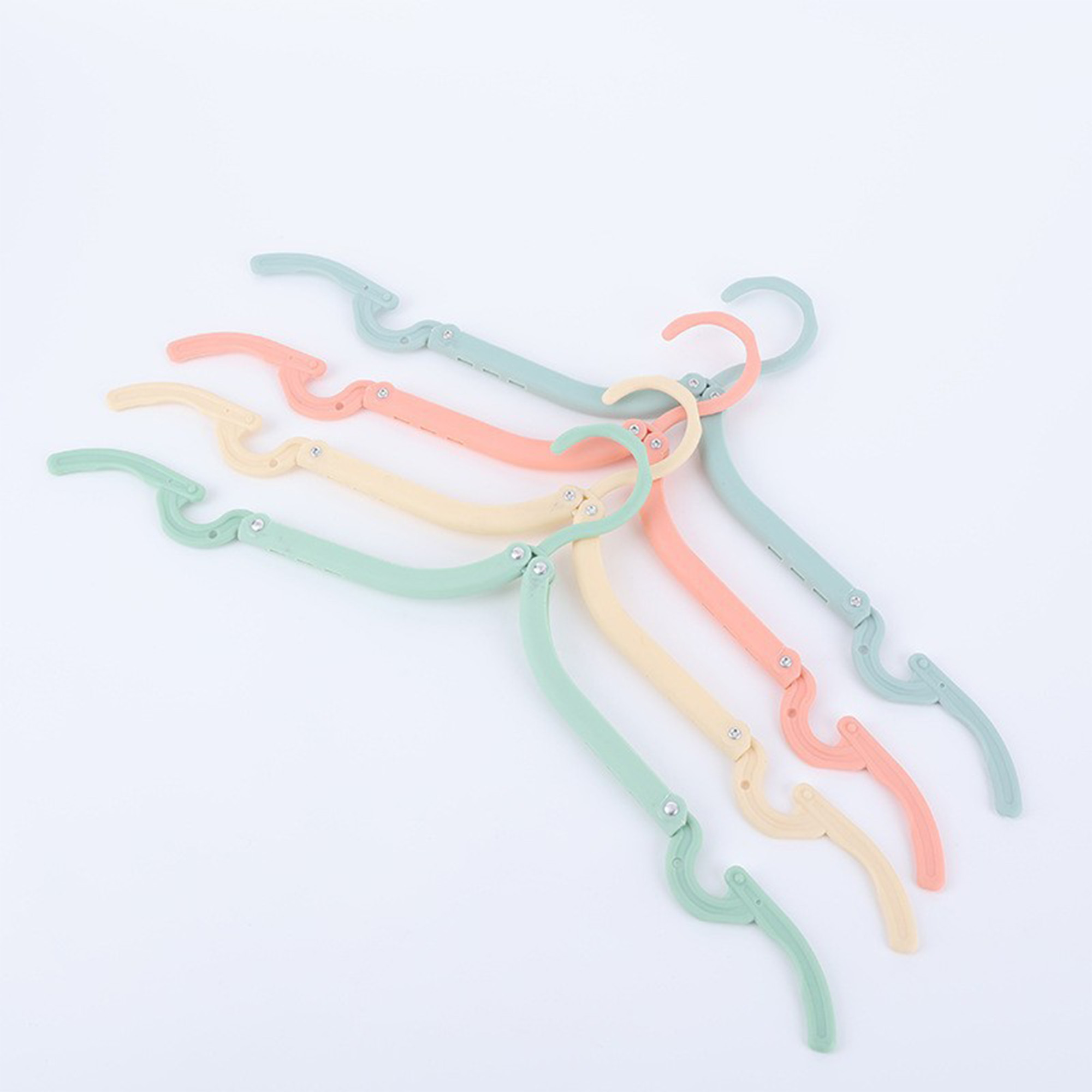 MOQ 50PCS PP Folding Clothes Hanger 4