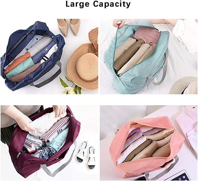 Foldable Travel Duffel Tote Bag Carry on Luggage 14