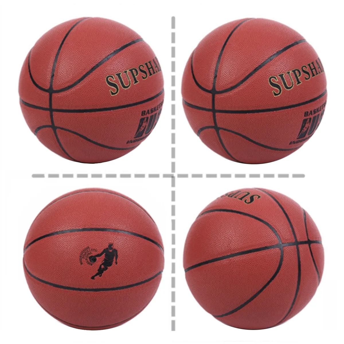 Moisture Absorbing Leather Wear Resistant Basketball 4
